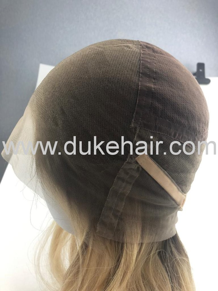 Ladies Silk Top Lace Remy Hair Wigs Natural Lace Ha