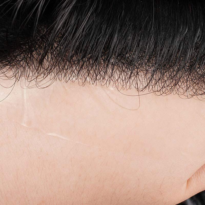 Skin06 0.06 mm Super Thin Skin Undetectable Knots Men's Skin Hair System — view 3