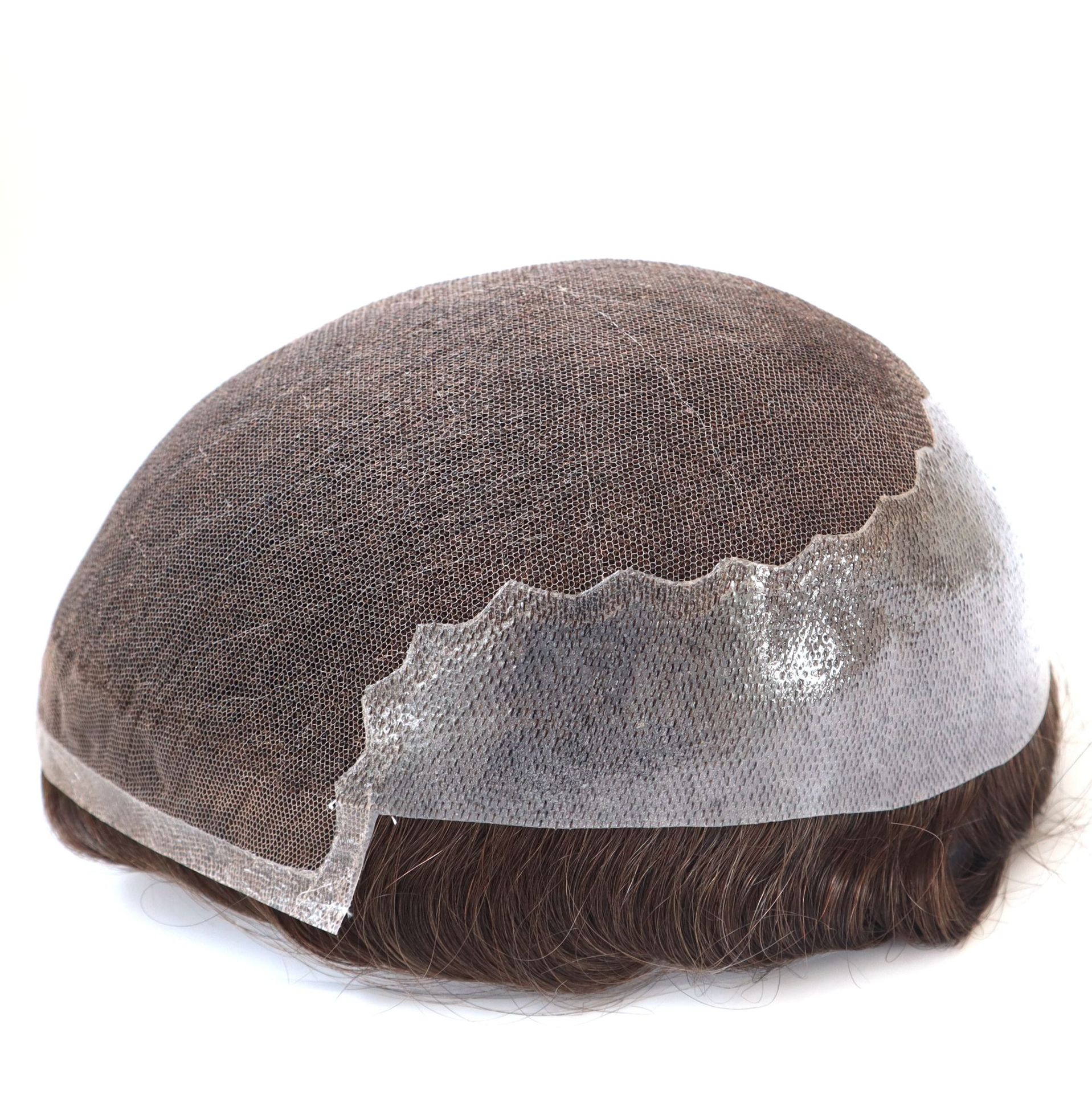 Q6 Type Lace Natural Breathable Men's LaceHair System