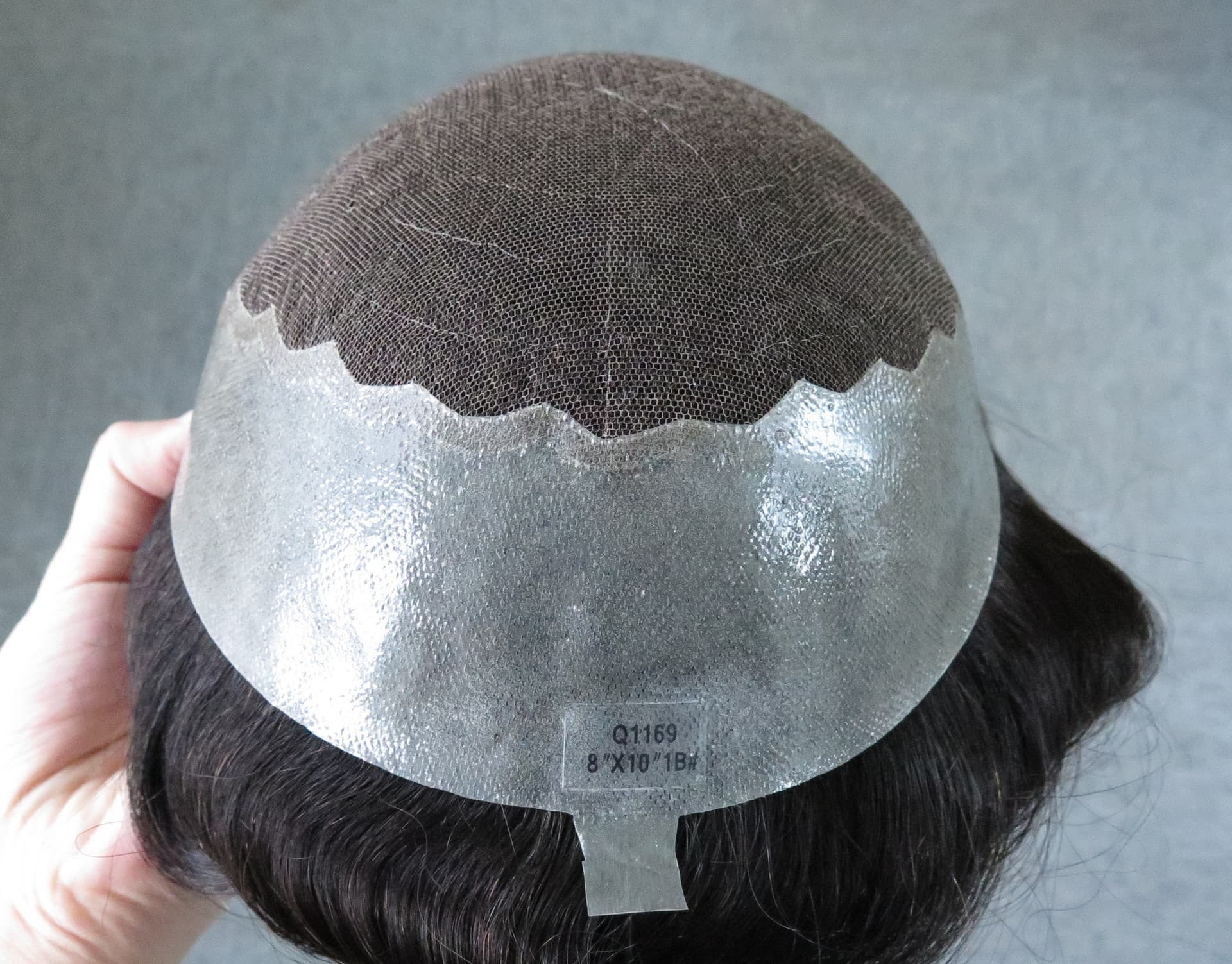 Q6 Type Lace Natural Breathable Men's LaceHair System