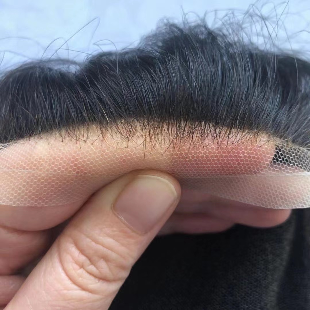 Q6 Type Lace Natural Breathable Men's LaceHair System — view 3