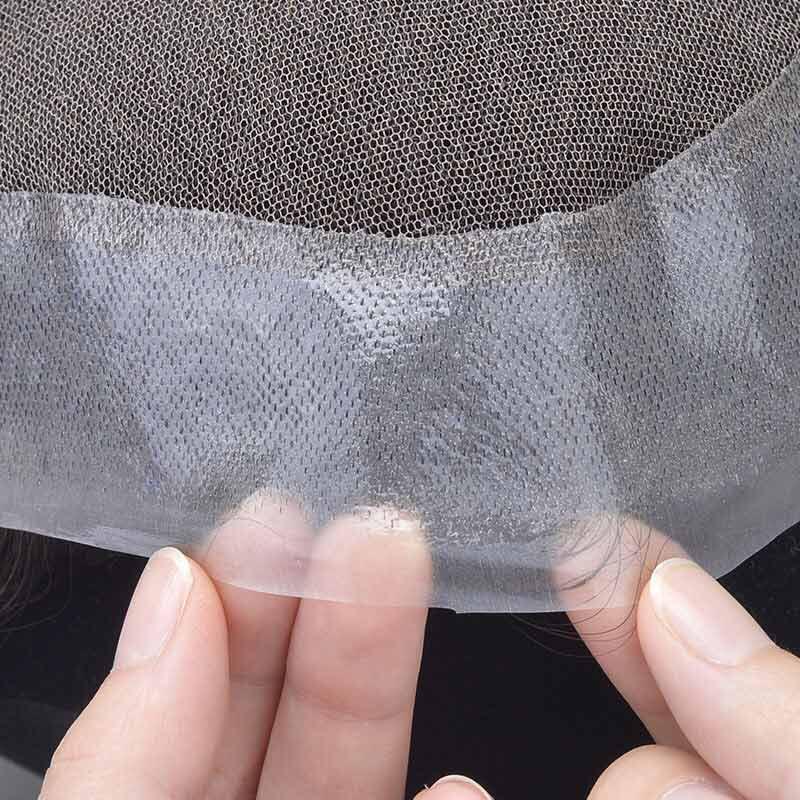 Australia Type Lace Natural Breathable Men's LaceHair System — view 2