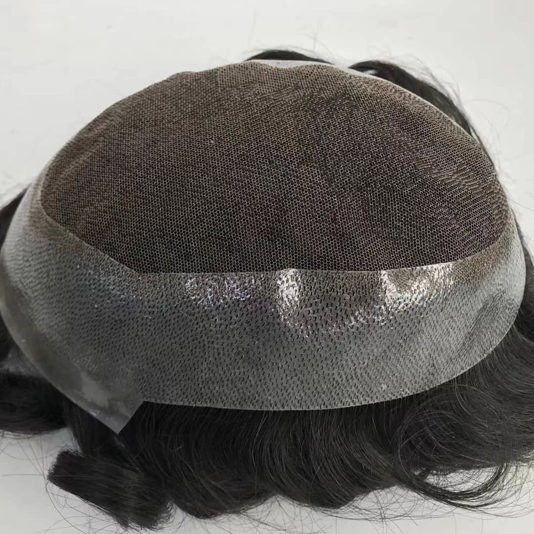 Australia Type Lace Natural Breathable Men's LaceHair System — view 3