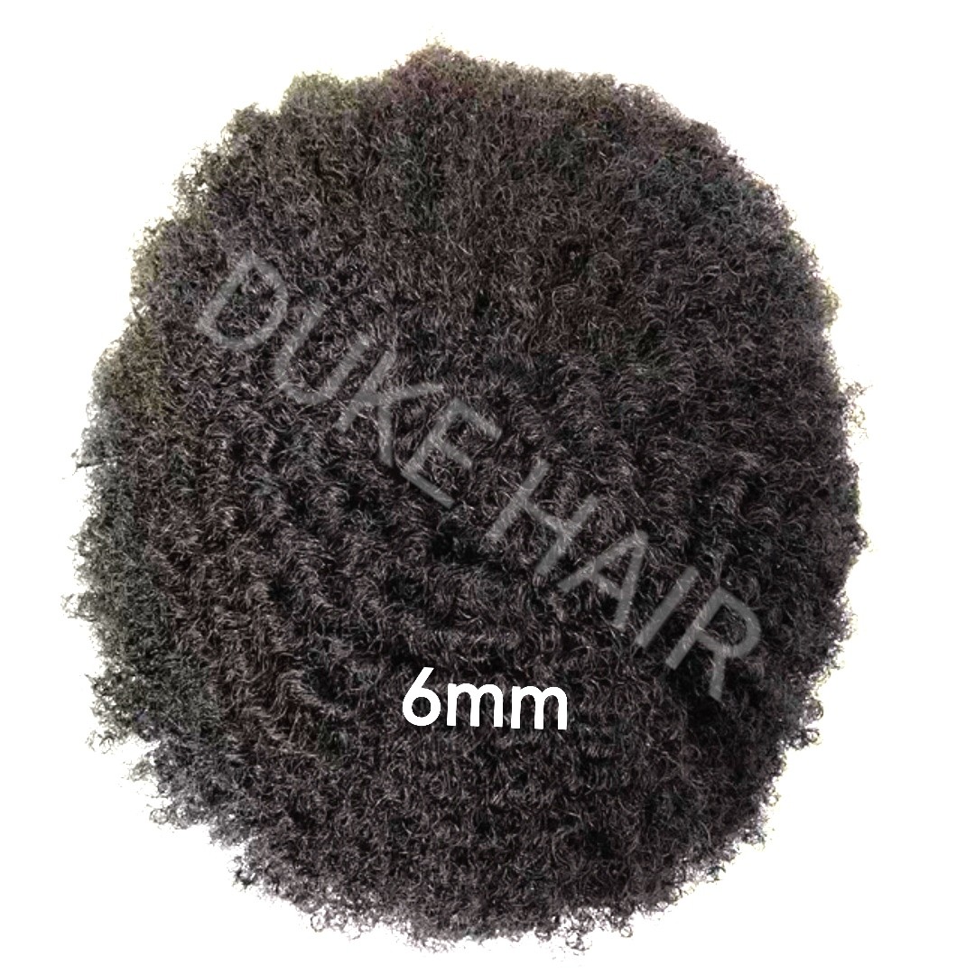Skin Afro Curly Hair  Natural  Men's Hair System — view 5