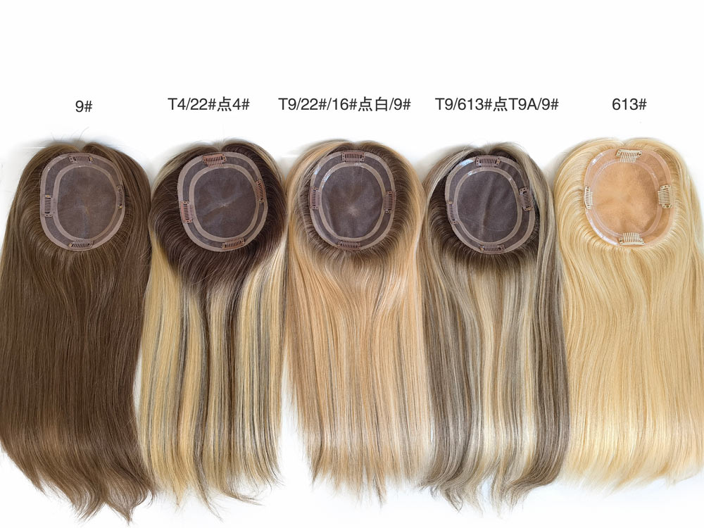 TXSL06 Mono Topper 5"x6" with Clips Virgin Hair Women Topper — view 2