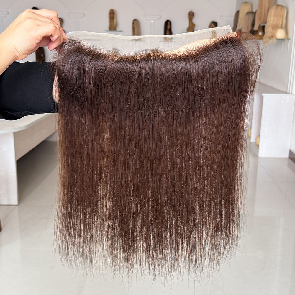 TXJC01 Human Hair Lace Front Hair Line Bangs — view 3