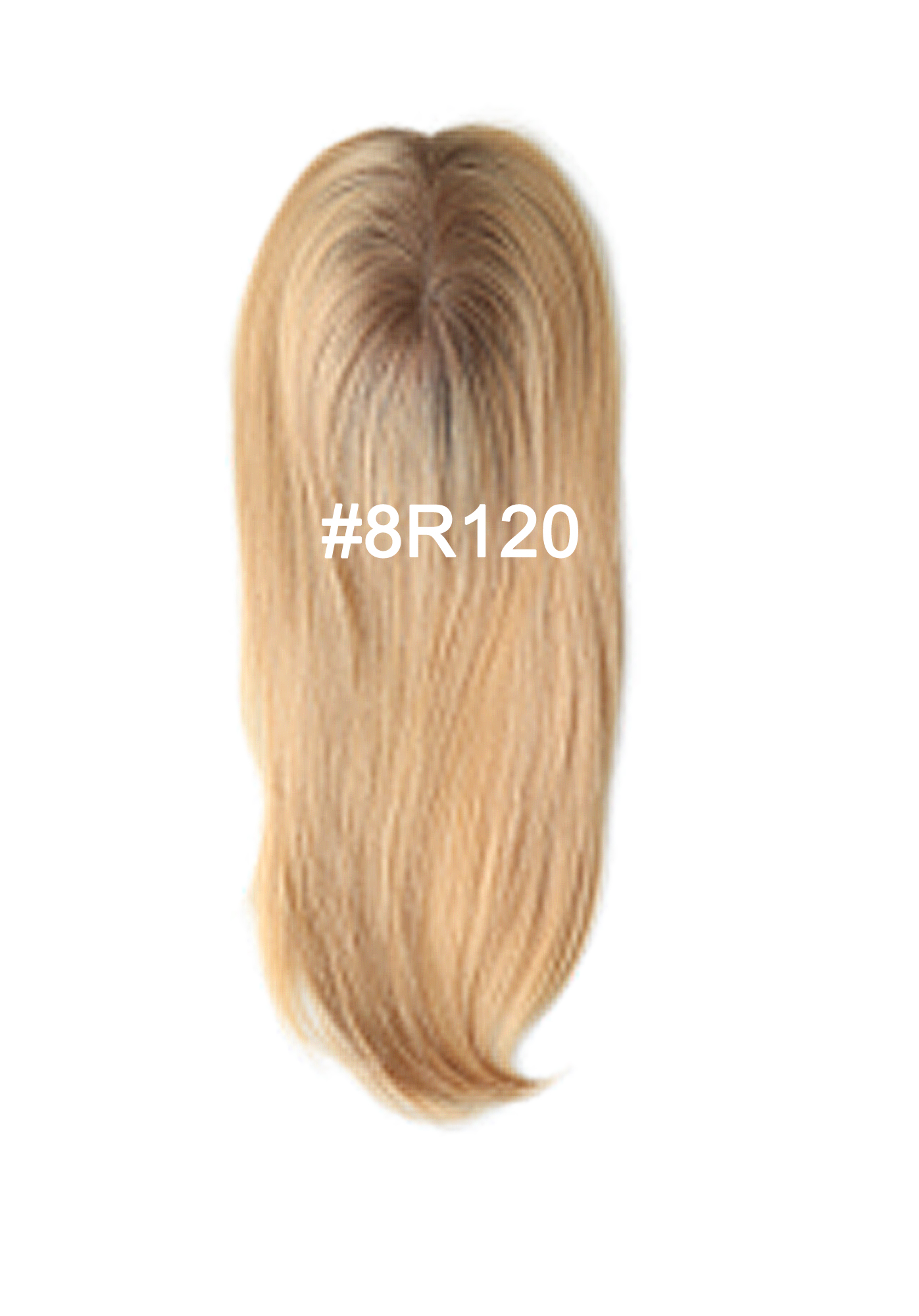 TRT02 Fine Mono with Weft Size 6"x7" Inches Chinese Virgin Hair Women Topper — view 6
