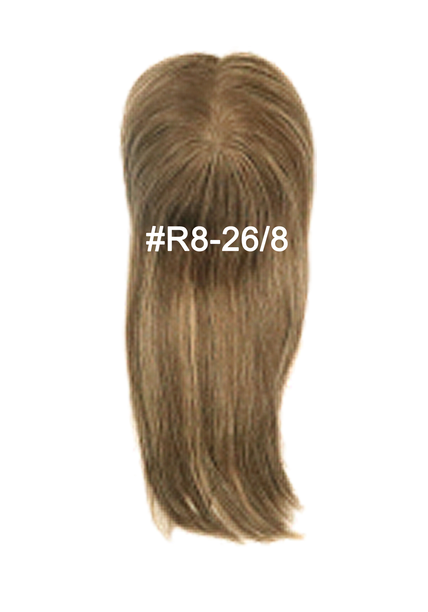 TRT02 Fine Mono with Weft Size 6"x7" Inches Chinese Virgin Hair Women Topper — view 7