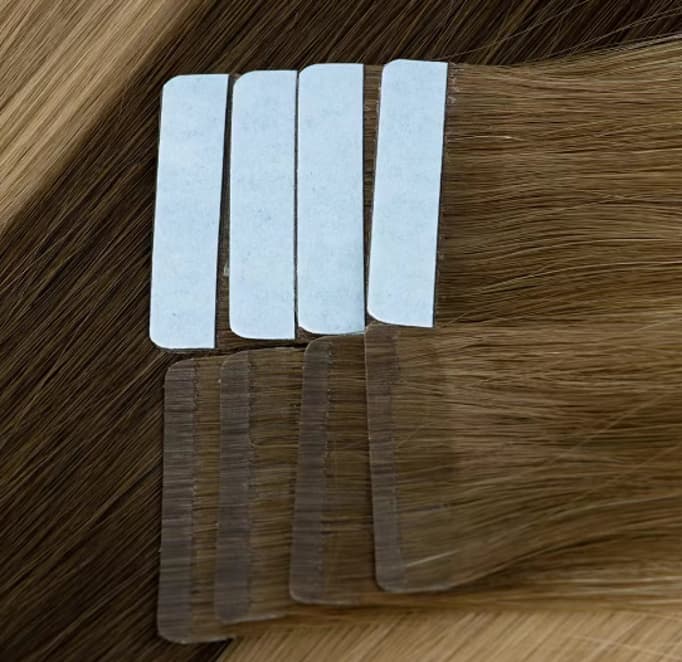 Tape In Natural LightWeight And Long-Lasting Extensions Virgin Hair 100 Gram